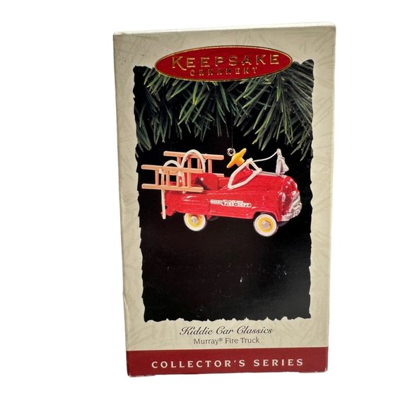 Hallmark Keepsake Fire Truck Ornament Kiddie Kar Classic Holiday Christmas Decor - Picture 1 of 11
